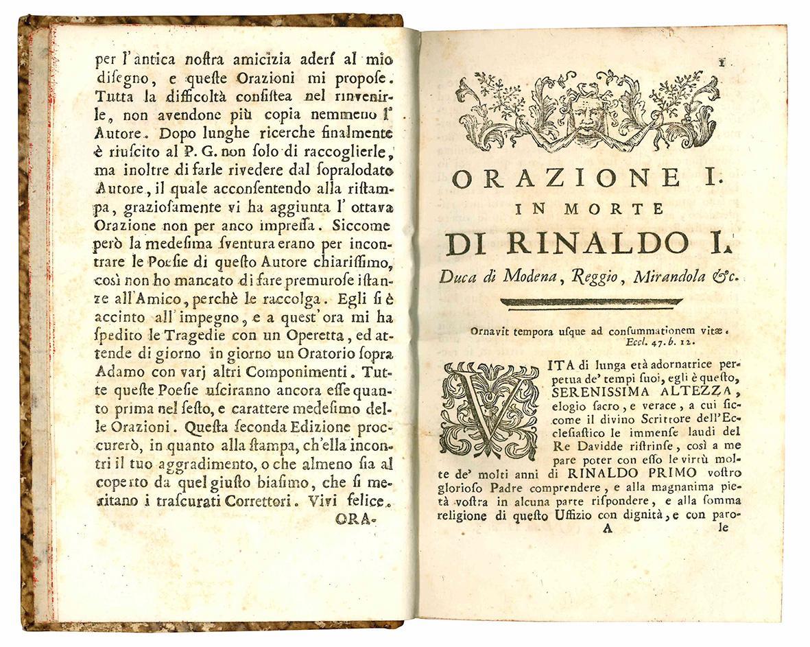 Orazioni del padre Giovanni Granelli della Compagnia di Gesù. Edizione seconda. Corretta, ed accresciuta dall'Autore