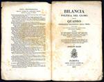 Bilancia politica del globo ossia quadro geografico-statistico della terra conforme alle ultime politiche transazioni e più recenti scoperte