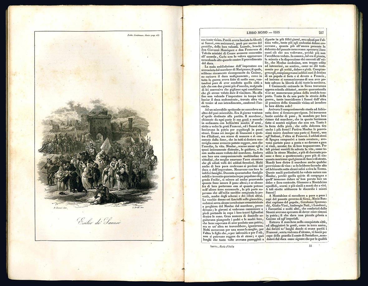 Storia d'Italia continuata da quella del Guicciardini sino al 1789 di Carlo Botta. Volume unico. Parte prima