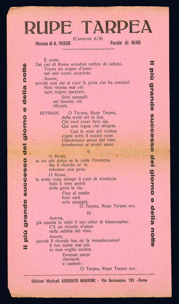 Dalla rupe Tarpea alle grotte di Enotria