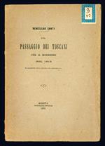Il passaggio dei toscani per il modenese nel 1613 in occasione della guerra pel Monferrato