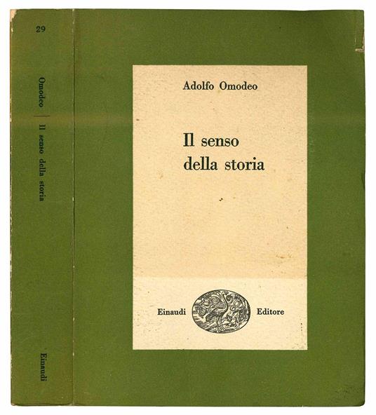 Il senso della storia - Adolfo Omodeo - copertina