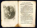 Il giro astronomico del celebre astronomo, fisico e cabalista Pietro G. B. Casamia veneziano...Il pronostico ossia il discorso generale per l'anno 1825. Primo intercalare dopo il Bisestile
