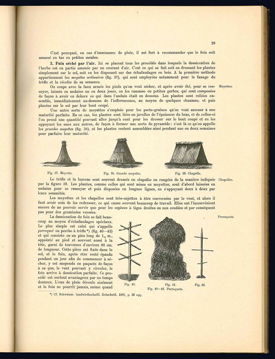 Les meilleures plantes fourragères. Descriptions et figures avec notices détaillées sur leur culture et leur valeur économique ainsi que sur la récolte des semences et leurs impuretés et falsifications, etc ... 1ere Partie [-2e Partie]