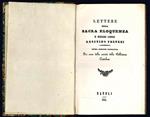 Lettere sulla sacra eloquenza di Monsignor canonico Agostino Peruzzi . Prima edizione napolitana. Per cura della società della Biblioteca Cattolica