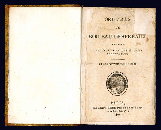 Oeuvres de Boileau Despreaux, a l'usage des lycees et des ecoles secondaires - Nicolas Boileau - copertina