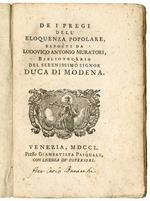 De i pregi dell'eloquenza popolare