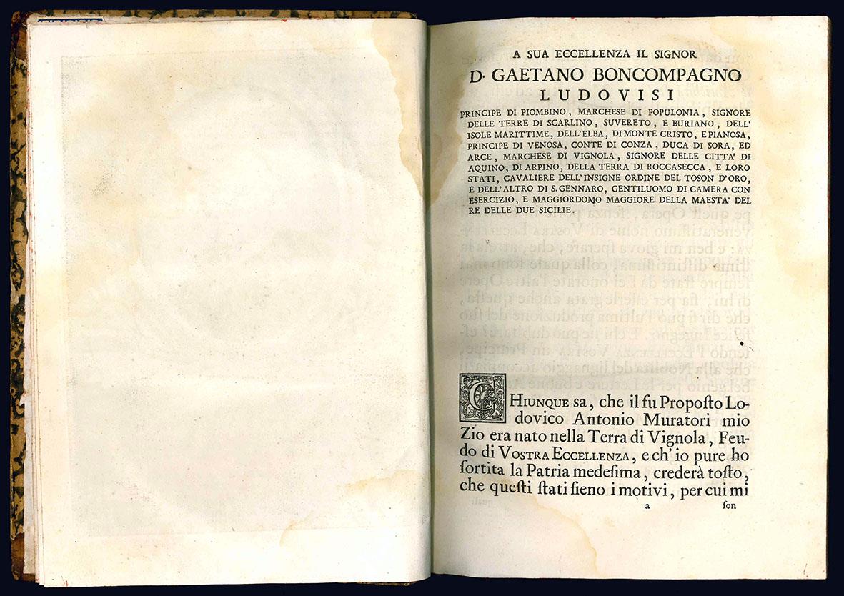 Dissertazioni sopra le antichità italiane, già composte e pubblicate in latino dal proposto Lodovico Antonio Muratori, e da esso poscia compendiate e trasportate nell'italiana favella. Opera postuma data in luce dal proposto Gian-Francesco Soli Murat