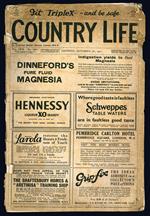 Country life. The journal for all interested in country life and country pursuits. Vol. LXX. N° 1807. Saturday, Semptember 5th, 1931