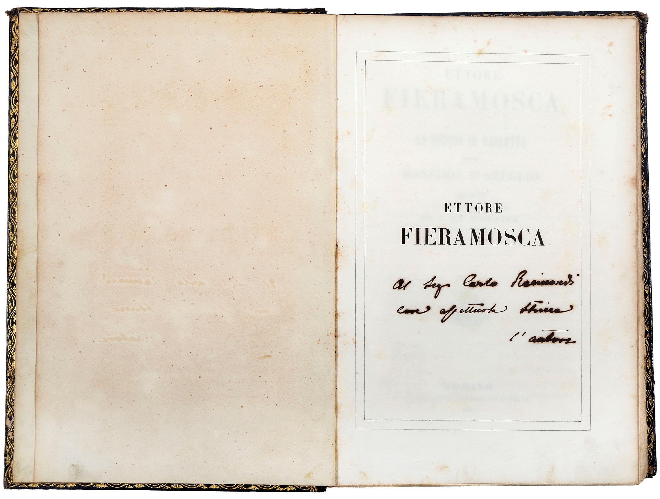 Ettore Fieramosca, o La disfida di Barletta di Massimo d'Azeglio. Edizione ornata di 200 disegni originali di I. de Moraine intercalati nel testo