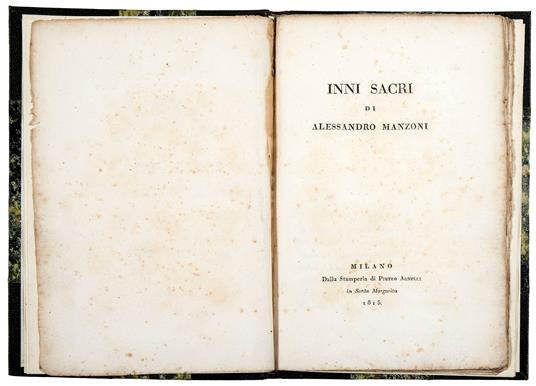 Inni sacri di Alessandro Manzoni - Alessandro Manzoni - copertina