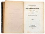 Bibliografia delle antiche rappresentazioni sacre e profane stampate nei secoli XV e XVI