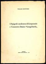 L' epigrafe modenese di Liutprando e l'esametro ritmico 