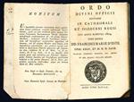 Ordo Divini Officii recitandi in Cathedrali et Dioecesi Regii pro anno bixestili 1804