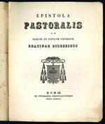Epistola pastoralis ad clerum et populum universum Reatinae Dioeceseos