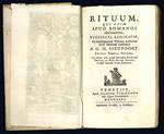 Rituum qui olim apud Romanos obtinuerunt, succincta explicatio, ad intelligentiam veterum auctorum facili methodo conscripta A.G.H. Nieupoort. Editio tertia Venetacui praeter alia access. columna rostrata Duilliiut & Jo. Matth. Gesneri ... prolusio