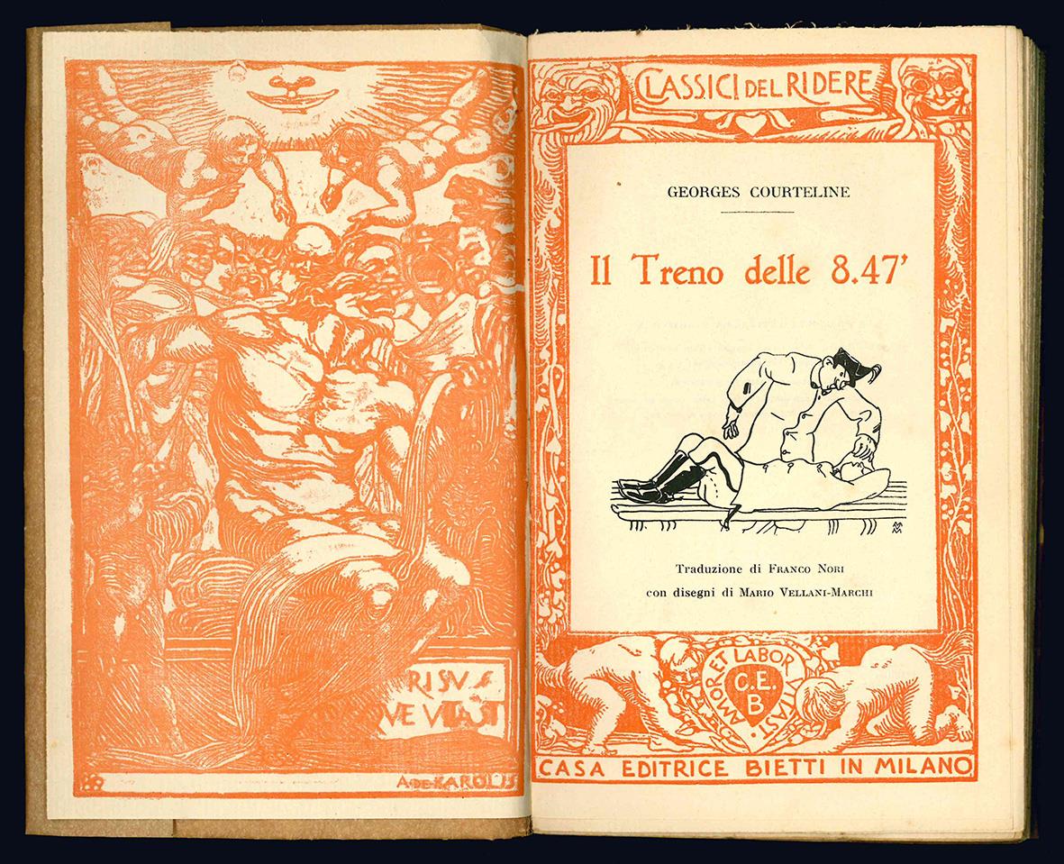 Il treno delle 8.47'. Traduzione di Franco Nori con disegni di Mario Vellani-Marchi