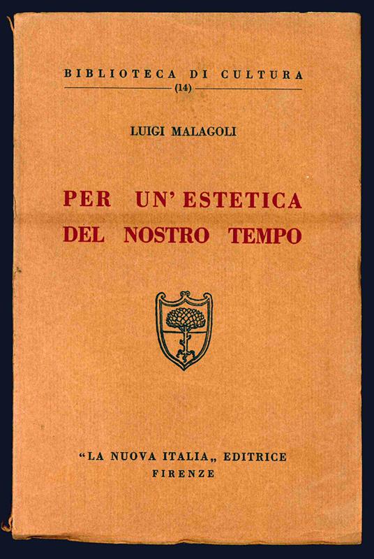 Per un'estetica del nostro tempo - Luigi Malagoli - copertina
