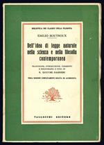 Dell'idea di legge naturale nella scienza e nella filosofia contemporanea. Traduzione, introduzione, commento e bibliografia a cura di E. Liguori-Barbieri. Terza edizione completamente rifatta e accresciuta