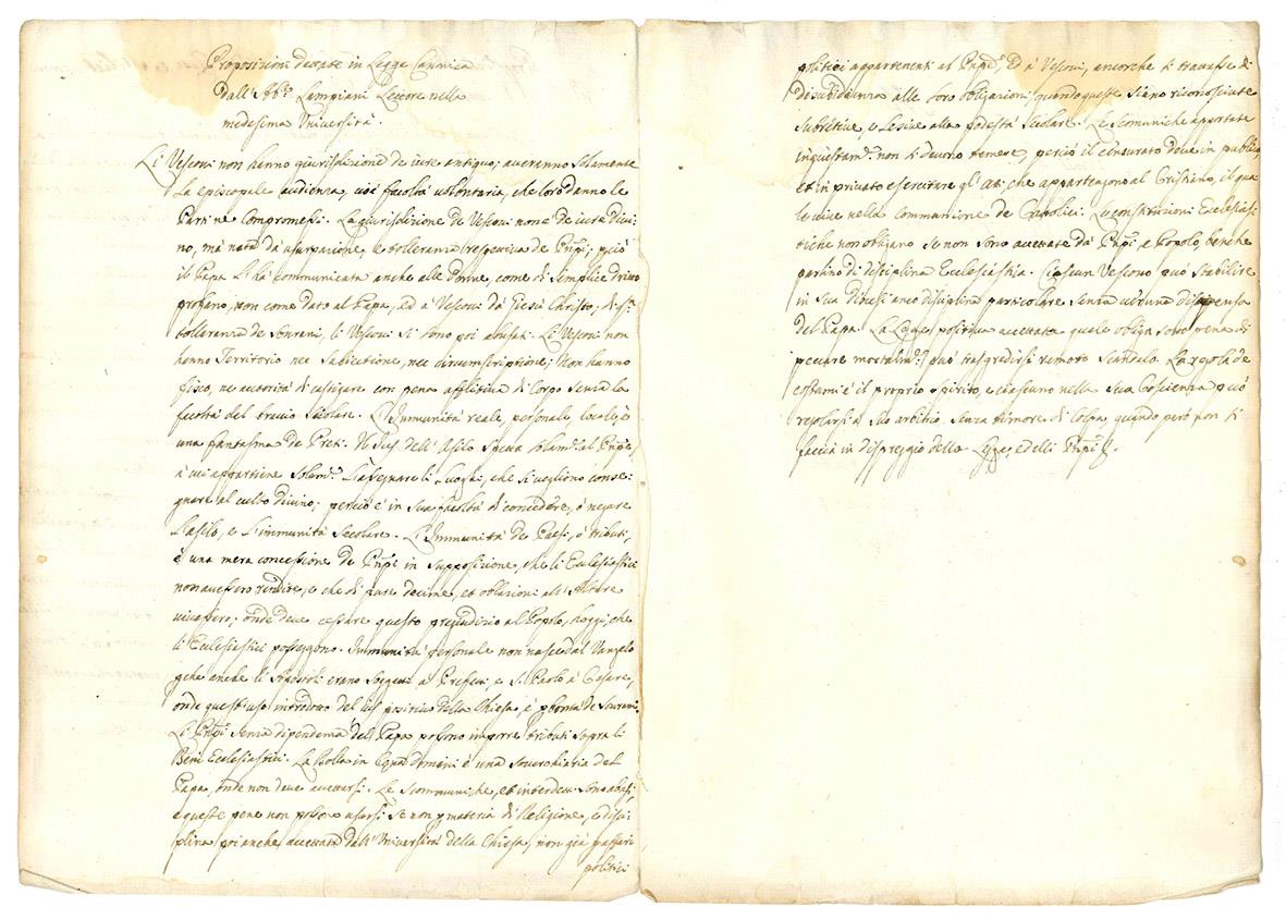 Proposizioni dettate dai padri Cruse e Miliet lettori presso l'Università di Torino