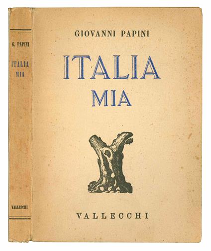 Italia mia - Giovanni Papini - copertina