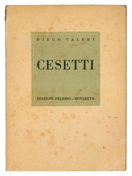 Giuseppe Cesetti - Diego Valeri - copertina