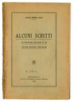 Alcuni scritti di antiche notizie e di vecchi ricordi reggiani