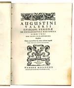 Ecclesiasticae rhetoricae pars prima quæ Ludovici Granatensis Ordinis S. Dominici Rhetoricam continet. In altera vero Augustini Valerii episcopi Veronensis una cum Duobus libris de acolytorum disciplina rhetorica quaoque habebitur. Cui accedet Didaci