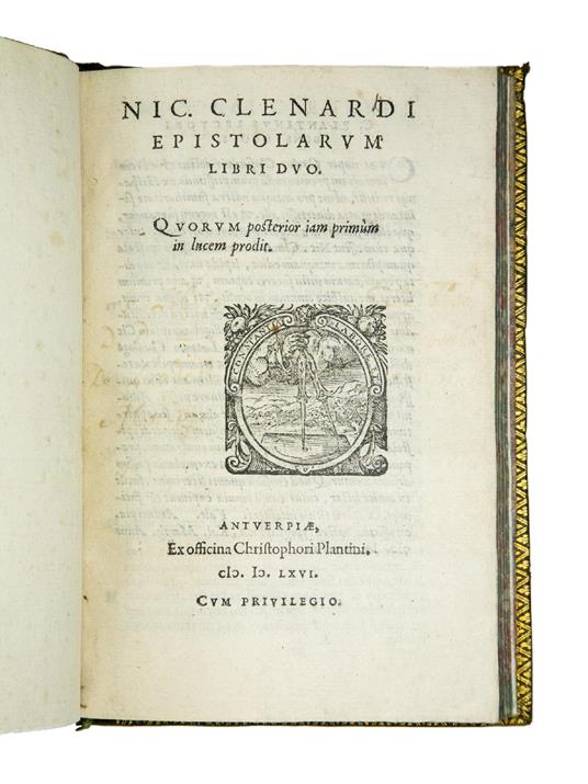 Epistolarum libri duo - Nicolaus Clenardus - copertina