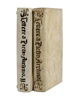 Lettere scritte al signor Pietro Aretino, da molti Signori, Comunità, Donne di valore, Poeti, & altri eccellentissimi Spiriti. Divise in due libri (and:) Libro secondo delle lettere scritte al signor Pietro Aretino