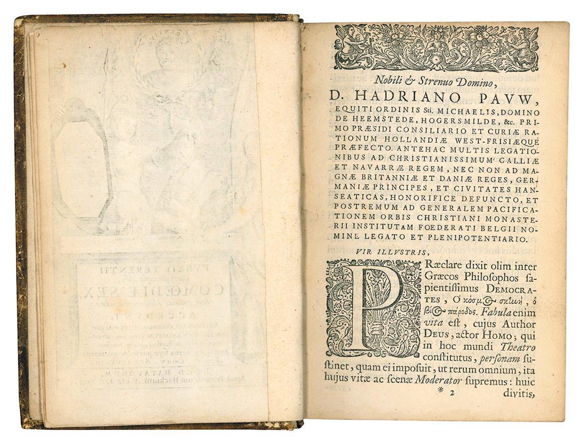 Publii Terentii Carthaginiensis Afri, Comoediae sex, post optimas editiones emendatae. Accedunt, Aelii Donati, Commentarius integer. Cum selectiss. variorum notis, tum castigatis, tum multo auctoribus, quam antehac. Indices, tertia fere parte locuple
