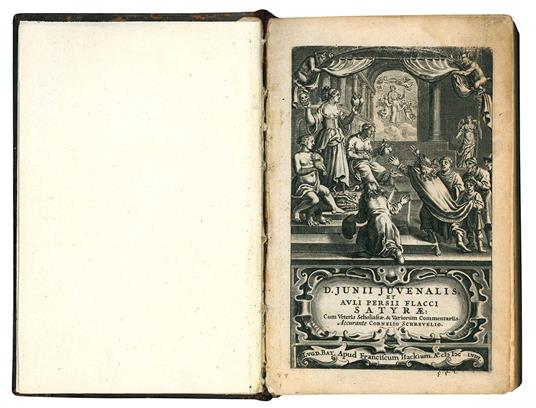 D. Junii Juvenalis, et Auli Persii Flacci Satyrae. Cum veteris scholiastae, & variorum commentariis. Accurante Cornelio Schrevelio - Decimus Iunius Iuvenalis - copertina