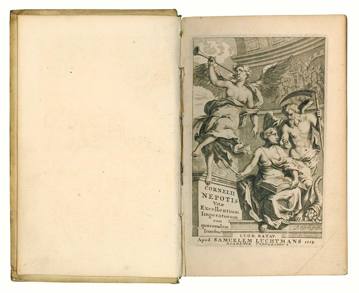 Vitae excellentium imperatorum, cum integris notis Jani Gebhardi, Henr. Ernstii, & Jo. Andreae Bosii. Et selectis ... Hisce accedit locupletissimus omnium vocabulorum index, studio & opera Jo. Andr. Bosii confectus. Curante Augustino van Staveren, qu