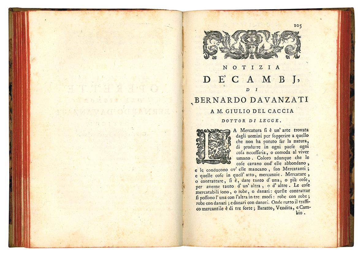 Scisma d'Inghilterra con altre operette del signor Bernardo Davanzati Bostichi, ... Tratte dall'Edizion Fiorentina del MDC.XXXVIII. Citata dagli Accademici della Crusca nel loro Vocabolario e ora con somma diligenza rivedute, e ricorrette. Edizione