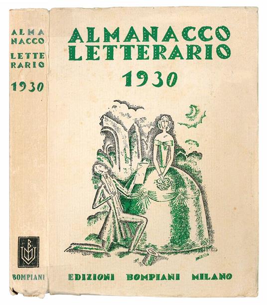 Almanacco letterario 1930 - Valentino Bompiani - copertina