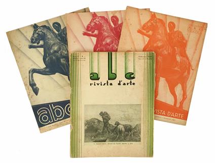 Lotto di quattro numeri di "abc Rivista d'arte" - Abc Rivista D'Arte - copertina