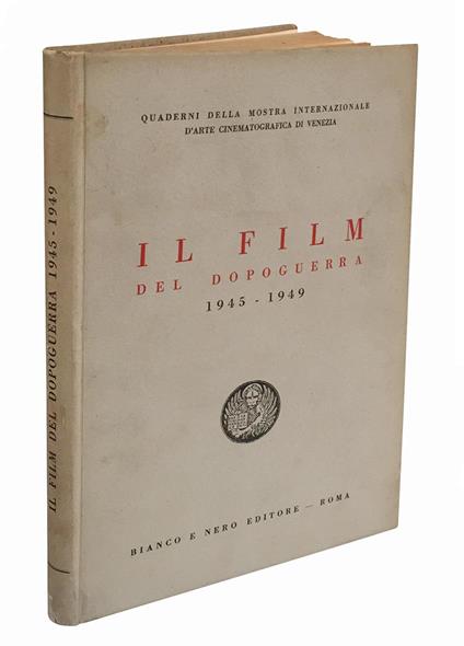 Il film del dopoguerra 1945-1949 - copertina