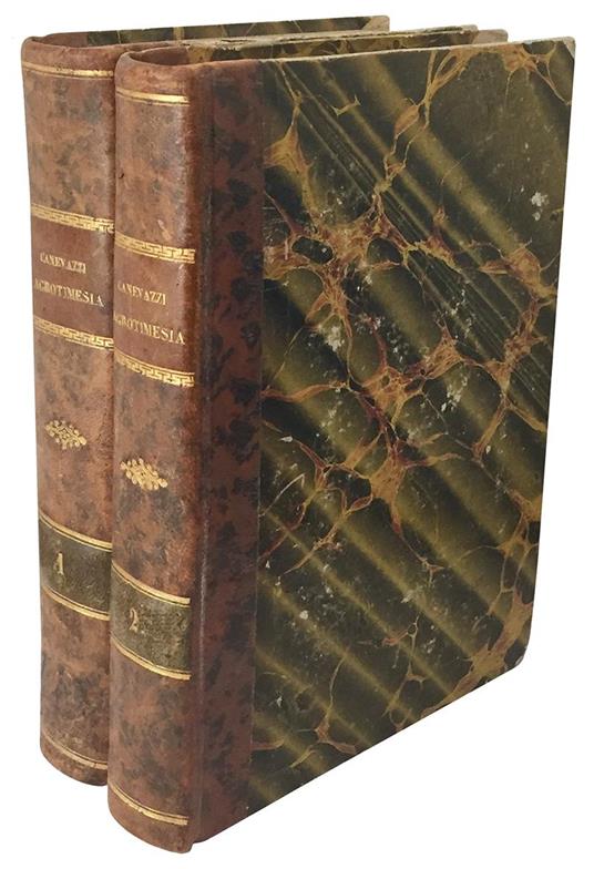 Trattato di agrotimesia ossia della stima dei fondi rustici dell'ingegnere dottor Eugenio Canevazzi. Volume I. (-II.) - Eugenio Canevazzi - copertina