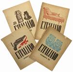 Lotto di tre numeri del periodico L'Italiano. Anno VII. Numeri 12, 14 e 15