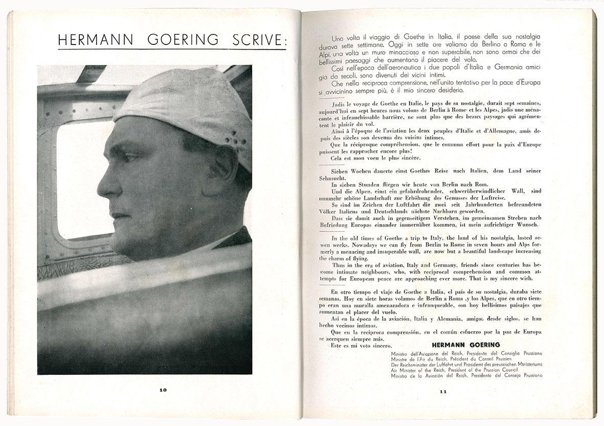 L' ala d'Italia Periodico nazionale dell'aviazione fascista. Ottobre Novembre 1936