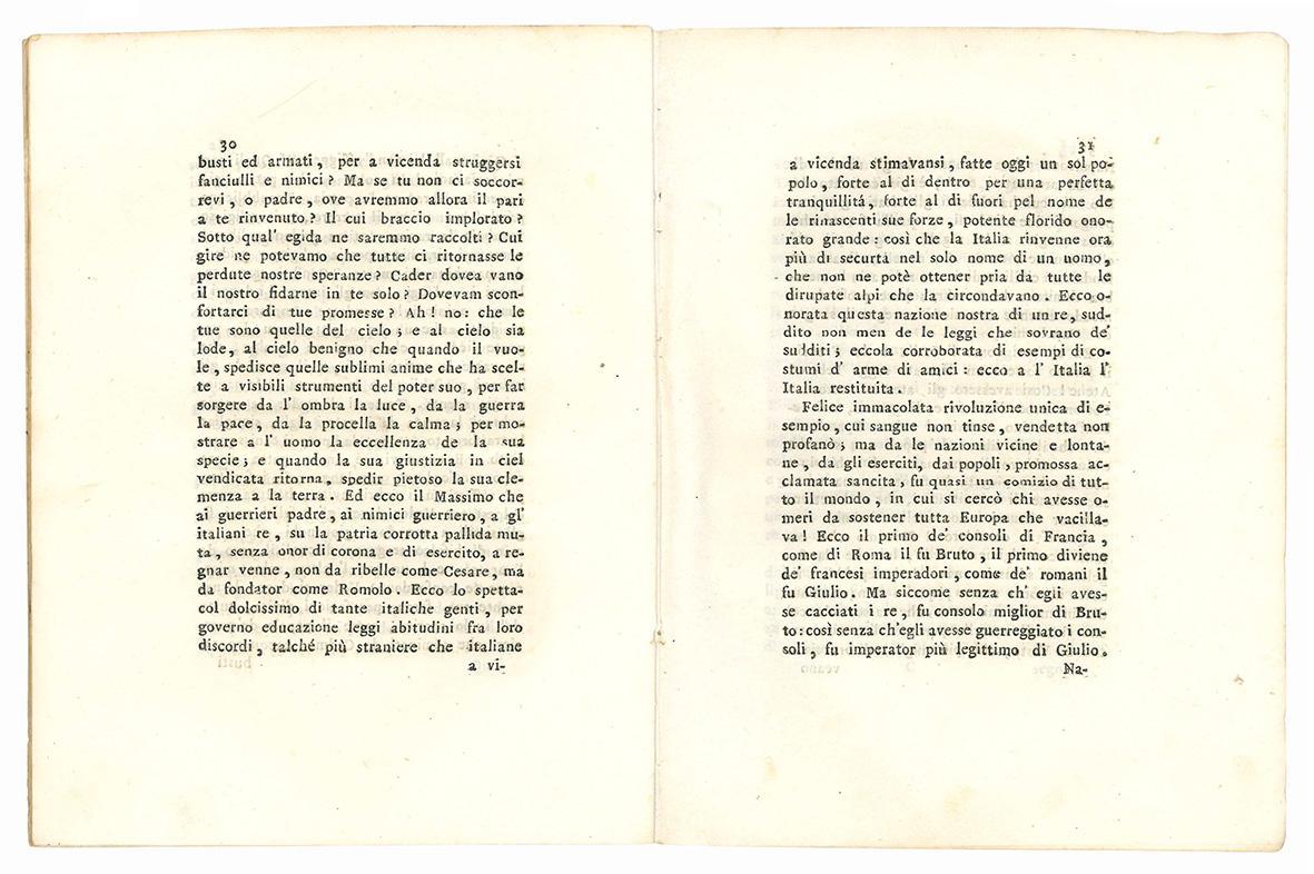 Panegirico di Napoleone il massimo detto ne L'Accademia Pisaurica dal Vice-Presidente Giulio Perticari