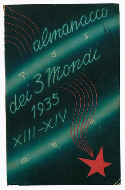 Lotto di tre numeri dell' "Almanacco dei 3 mondi". Anno 1935, 1936, 1937 - copertina