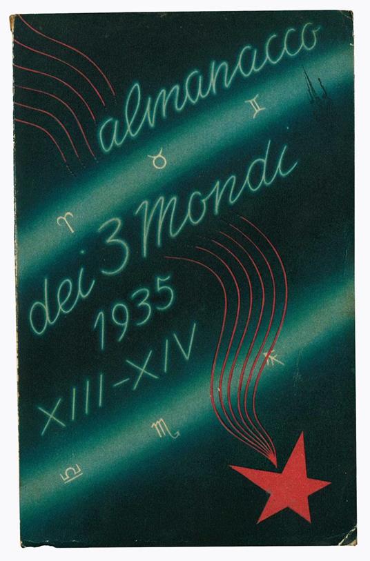 Lotto di tre numeri dell' "Almanacco dei 3 mondi". Anno 1935, 1936, 1937 - copertina