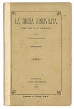 La Crezia rincivilita dell'Ab. G.B. Zannoni corredata di note filologiche da Giuseppe Frizzi