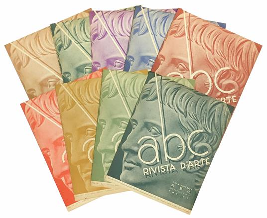 Lotto di nove numeri di "abc Rivista d'arte". Anno VIII - Abc Rivista D'Arte - copertina