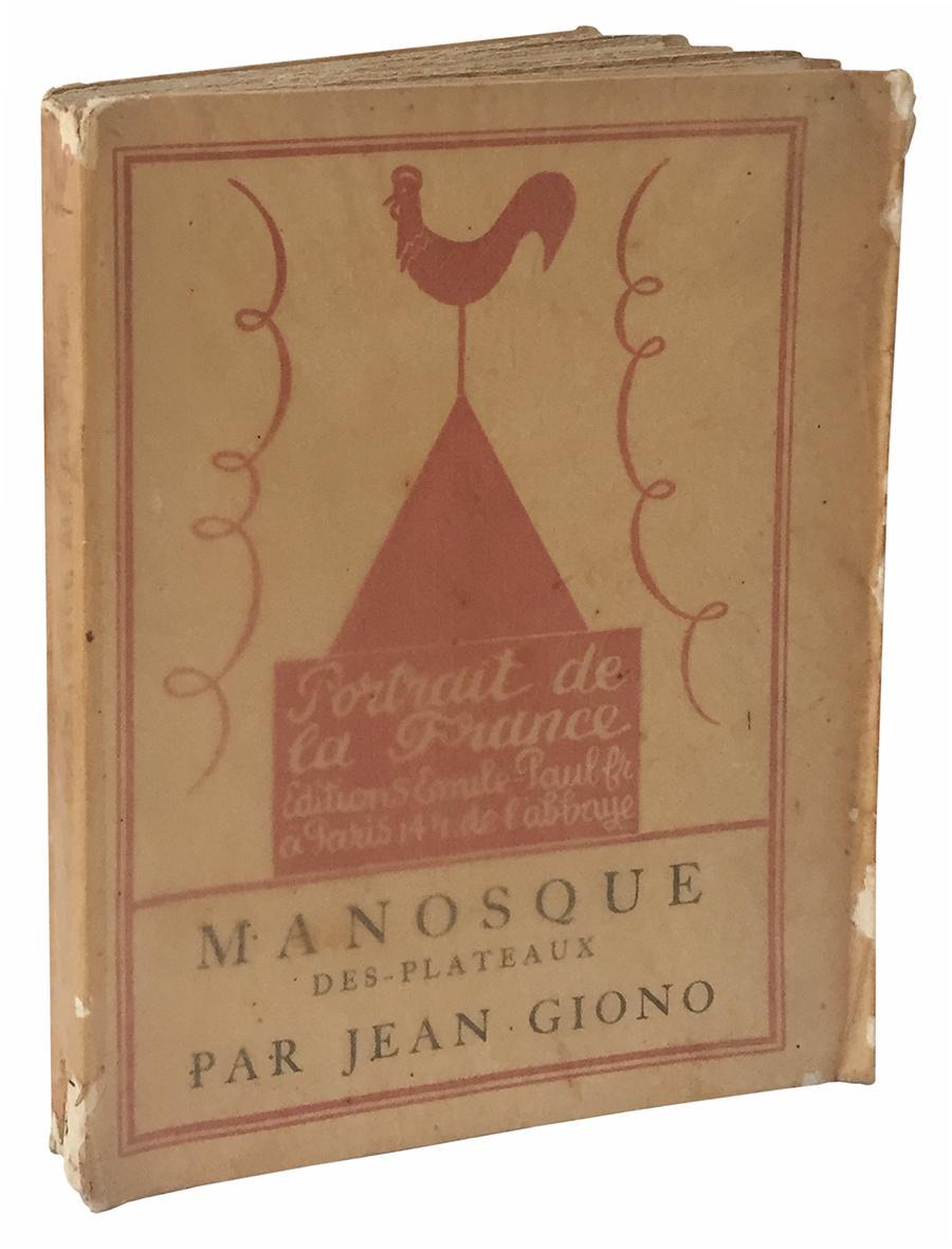 Manosque des-plateaux. Frontespice de Lucien Jacques