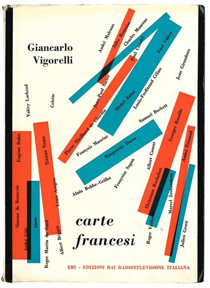 Carte francesi - Giancarlo Vigorelli - copertina
