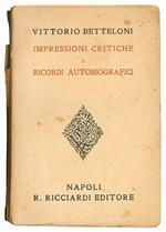 Impressioni critiche e ricordi autobiografici