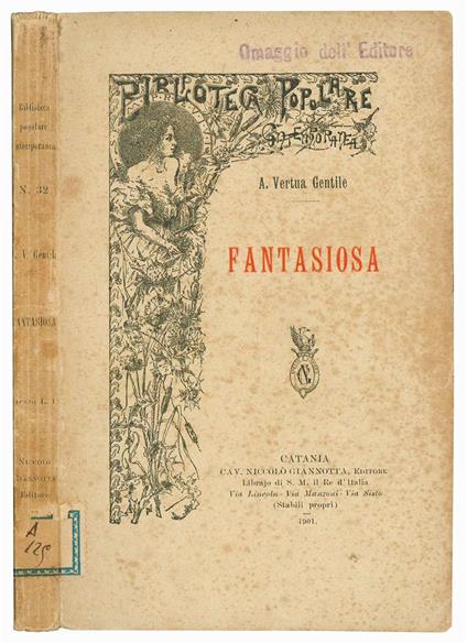 Fantasiosa - Anna Vertua Gentile - copertina
