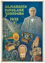 Almanacco popolare Sonzogno. Anno 1932-X